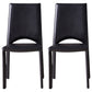 Modern Metal Dining Room Chair Open Back Dining Side Chair for Restaurant Use Black 2 Piece Set Clearhalo ' kitchen&dining_furn' 'Dining Chairs' 'Dining Tables & Seating' 'dining_chair' 'furn' 'furn_dining_chair' 'Furniture' 'furniture_dining_chair' 'Kitchen & Dining Furniture' 'kitchen' 4331456