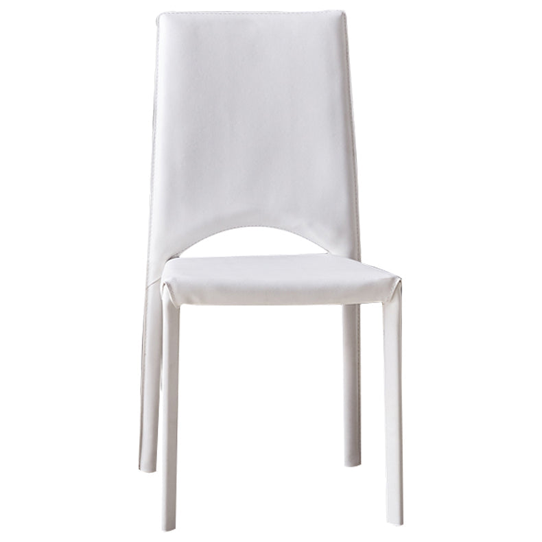 Modern Metal Dining Room Chair Open Back Dining Side Chair for Restaurant Use Clearhalo ' kitchen&dining_furn' 'Dining Chairs' 'Dining Tables & Seating' 'dining_chair' 'furn' 'furn_dining_chair' 'Furniture' 'furniture_dining_chair' 'Kitchen & Dining Furniture' 'kitchen' 4331463