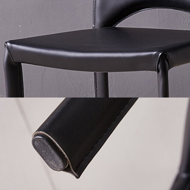 Modern Metal Dining Room Chair Open Back Dining Side Chair for Restaurant Use Clearhalo ' kitchen&dining_furn' 'Dining Chairs' 'Dining Tables & Seating' 'dining_chair' 'furn' 'furn_dining_chair' 'Furniture' 'furniture_dining_chair' 'Kitchen & Dining Furniture' 'kitchen' 4331465