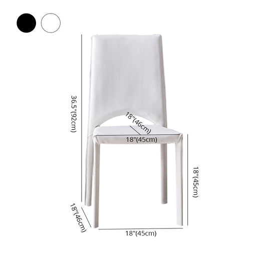 Modern Metal Dining Room Chair Open Back Dining Side Chair for Restaurant Use Clearhalo ' kitchen&dining_furn' 'Dining Chairs' 'Dining Tables & Seating' 'dining_chair' 'furn' 'furn_dining_chair' 'Furniture' 'furniture_dining_chair' 'Kitchen & Dining Furniture' 'kitchen' 4331470