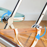 Contemporary Metal Dining Room Chair Folding Armless Side Chair for Restaurant Use Clearhalo ' kitchen&dining_furn' 'Dining Chairs' 'Dining Tables & Seating' 'dining_chair' 'furn' 'furn_dining_chair' 'Furniture' 'furniture_dining_chair' 'Kitchen & Dining Furniture' 'kitchen' 4331485