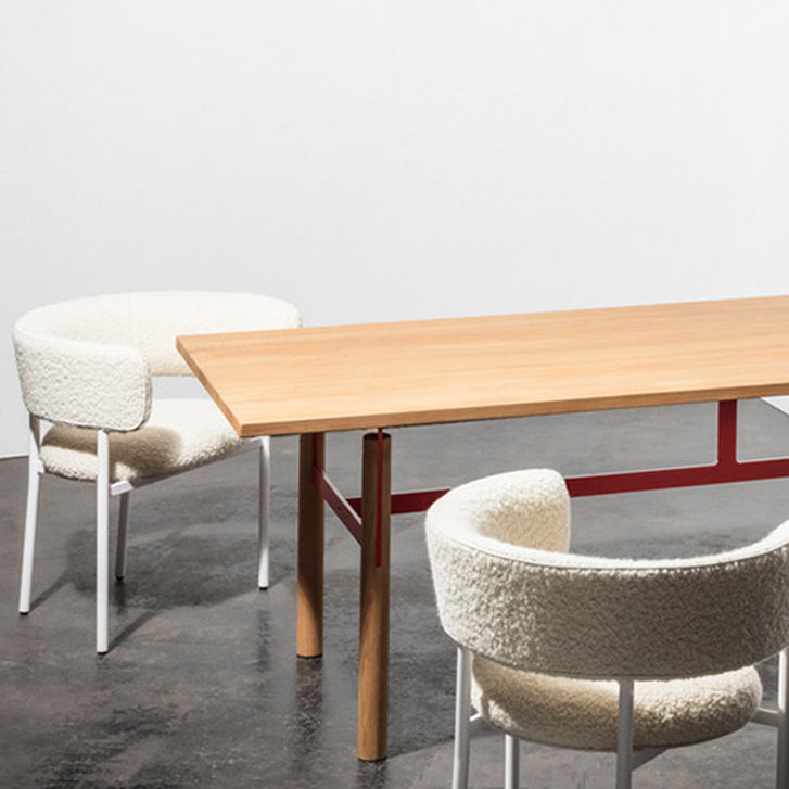 Modern Dining Armchairs Upholstered Open Back Arm Chairs with Metal Legs Clearhalo ' kitchen&dining_furn' 'Dining Chairs' 'Dining Tables & Seating' 'dining_chair' 'furn' 'furn_dining_chair' 'Furniture' 'furniture_dining_chair' 'Kitchen & Dining Furniture' 'kitchen' 4331514