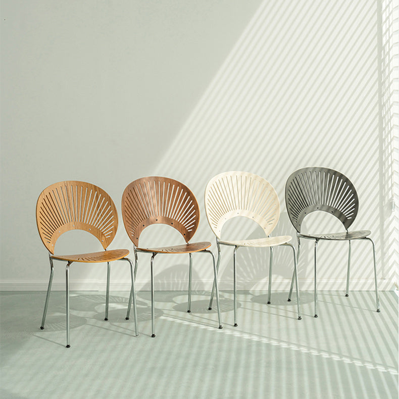 Contemporary Style Dining Chair Armless Kitchen Chairs with Metal Legs Clearhalo ' kitchen&dining_furn' 'Dining Chairs' 'Dining Tables & Seating' 'dining_chair' 'furn' 'furn_dining_chair' 'Furniture' 'furniture_dining_chair' 'Kitchen & Dining Furniture' 'kitchen' 4331528