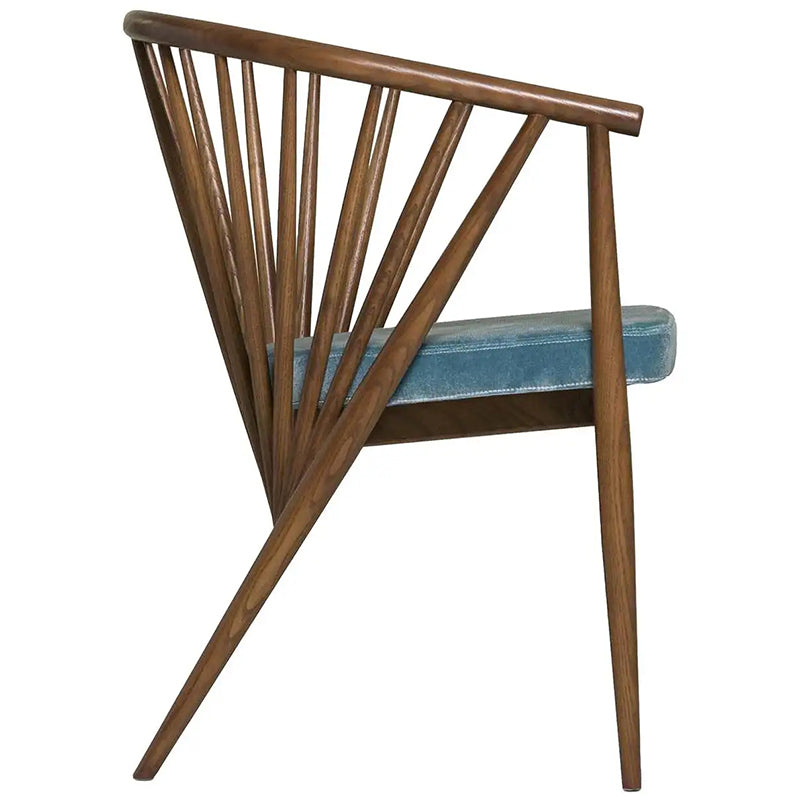 Traditional Style Wood Dining Chair Restaurant Windsor Back Arm Cushioned Chair Clearhalo ' kitchen&dining_furn' 'Dining Chairs' 'Dining Tables & Seating' 'dining_chair' 'furn' 'furn_dining_chair' 'Furniture' 'furniture_dining_chair' 'Kitchen & Dining Furniture' 'kitchen' 4331553