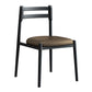 Ladder Back Armless Dining Chairs Upholstered Side Chairs with Metal Legs Clearhalo ' kitchen&dining_furn' 'Dining Chairs' 'Dining Tables & Seating' 'dining_chair' 'furn' 'furn_dining_chair' 'Furniture' 'furniture_dining_chair' 'Kitchen & Dining Furniture' 'kitchen' 4331562