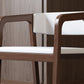 Home Scandinavian Style Wood Dining Chair Open Back Dining Chair with Arm Clearhalo ' kitchen&dining_furn' 'Dining Chairs' 'Dining Tables & Seating' 'dining_chair' 'furn' 'furn_dining_chair' 'Furniture' 'furniture_dining_chair' 'Kitchen & Dining Furniture' 'kitchen' 4331597