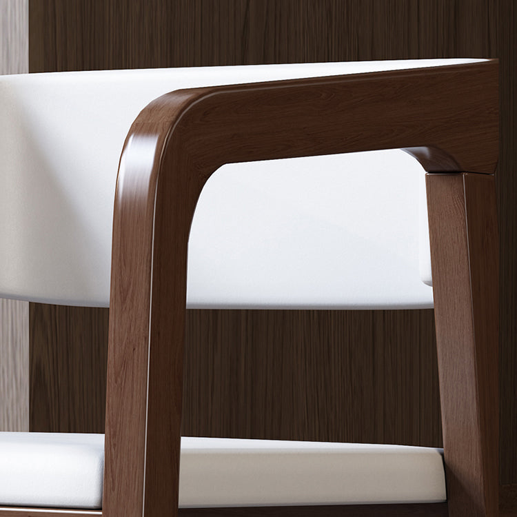 Home Scandinavian Style Wood Dining Chair Open Back Dining Chair with Arm Clearhalo ' kitchen&dining_furn' 'Dining Chairs' 'Dining Tables & Seating' 'dining_chair' 'furn' 'furn_dining_chair' 'Furniture' 'furniture_dining_chair' 'Kitchen & Dining Furniture' 'kitchen' 4331600