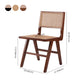 Traditional Wood Dining Chair Kitchen Cane Back Open Back Dining Side Chair Clearhalo ' kitchen&dining_furn' 'Dining Chairs' 'Dining Tables & Seating' 'dining_chair' 'furn' 'furn_dining_chair' 'Furniture' 'furniture_dining_chair' 'Kitchen & Dining Furniture' 'kitchen' 4331618