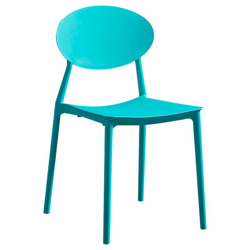 Modern Plastic Dining Room Chair Stacking Dining Armless Chair for Restaurant Use Clearhalo ' kitchen&dining_furn' 'Dining Chairs' 'Dining Tables & Seating' 'dining_chair' 'furn' 'furn_dining_chair' 'Furniture' 'furniture_dining_chair' 'Kitchen & Dining Furniture' 'kitchen' 4331641