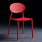 Modern Plastic Dining Room Chair Stacking Dining Armless Chair for Restaurant Use Red 1 Piece Clearhalo ' kitchen&dining_furn' 'Dining Chairs' 'Dining Tables & Seating' 'dining_chair' 'furn' 'furn_dining_chair' 'Furniture' 'furniture_dining_chair' 'Kitchen & Dining Furniture' 'kitchen' 4331650