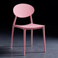 Modern Plastic Dining Room Chair Stacking Dining Armless Chair for Restaurant Use Pink 1 Piece Clearhalo ' kitchen&dining_furn' 'Dining Chairs' 'Dining Tables & Seating' 'dining_chair' 'furn' 'furn_dining_chair' 'Furniture' 'furniture_dining_chair' 'Kitchen & Dining Furniture' 'kitchen' 4331655