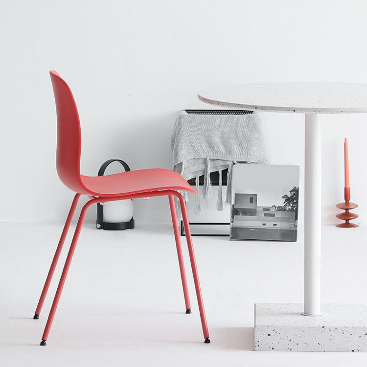 Modern Dining Armless Chair Plastic Dining Chair for Restaurant Use Clearhalo ' kitchen&dining_furn' 'Dining Chairs' 'Dining Tables & Seating' 'dining_chair' 'furn' 'furn_dining_chair' 'Furniture' 'furniture_dining_chair' 'Kitchen & Dining Furniture' 'kitchen' 4331677