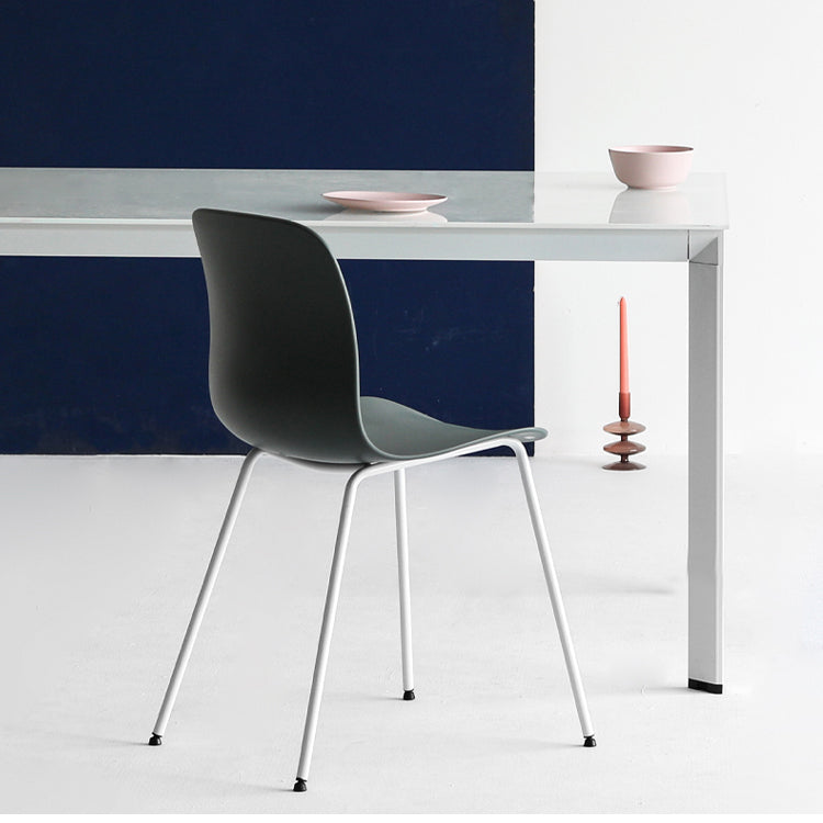 Modern Dining Armless Chair Plastic Dining Chair for Restaurant Use Clearhalo ' kitchen&dining_furn' 'Dining Chairs' 'Dining Tables & Seating' 'dining_chair' 'furn' 'furn_dining_chair' 'Furniture' 'furniture_dining_chair' 'Kitchen & Dining Furniture' 'kitchen' 4331696