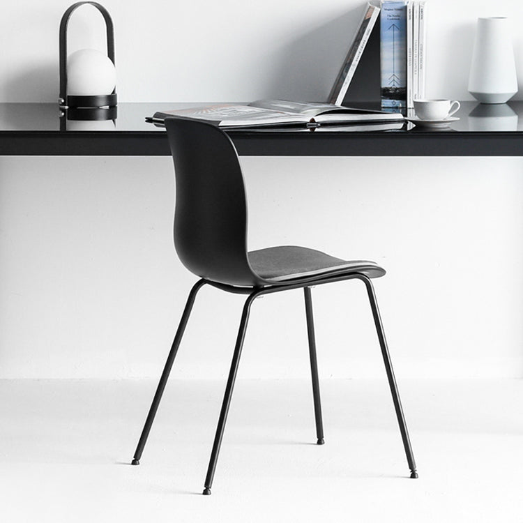 Modern Dining Armless Chair Plastic Dining Chair for Restaurant Use Clearhalo ' kitchen&dining_furn' 'Dining Chairs' 'Dining Tables & Seating' 'dining_chair' 'furn' 'furn_dining_chair' 'Furniture' 'furniture_dining_chair' 'Kitchen & Dining Furniture' 'kitchen' 4331701