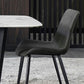 Modern Metal Dining Armless Chair PU Leather Dining Side Chair for Restaurant Use Clearhalo ' kitchen&dining_furn' 'Dining Chairs' 'Dining Tables & Seating' 'dining_chair' 'furn' 'furn_dining_chair' 'Furniture' 'furniture_dining_chair' 'Kitchen & Dining Furniture' 'kitchen' 4331709