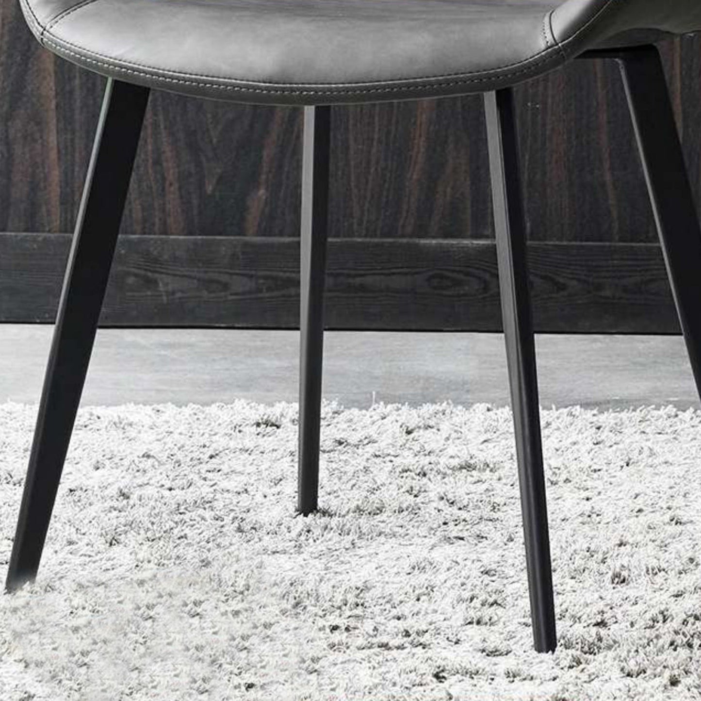 Modern Metal Dining Armless Chair PU Leather Dining Side Chair for Restaurant Use Clearhalo ' kitchen&dining_furn' 'Dining Chairs' 'Dining Tables & Seating' 'dining_chair' 'furn' 'furn_dining_chair' 'Furniture' 'furniture_dining_chair' 'Kitchen & Dining Furniture' 'kitchen' 4331718