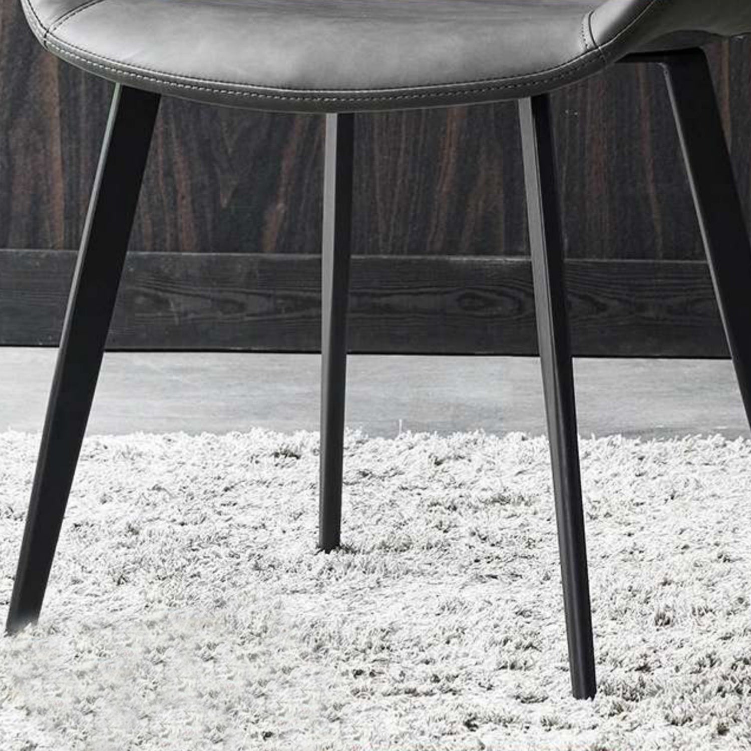 Modern Metal Dining Armless Chair PU Leather Dining Side Chair for Restaurant Use Clearhalo ' kitchen&dining_furn' 'Dining Chairs' 'Dining Tables & Seating' 'dining_chair' 'furn' 'furn_dining_chair' 'Furniture' 'furniture_dining_chair' 'Kitchen & Dining Furniture' 'kitchen' 4331718