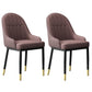 Scandinavian Indoor Arm Chair Metal Upholstered Parsons Dining Room Chair Coffee 2 Piece Set Clearhalo ' kitchen&dining_furn' 'Dining Chairs' 'Dining Tables & Seating' 'dining_chair' 'furn' 'furn_dining_chair' 'Furniture' 'furniture_dining_chair' 'Kitchen & Dining Furniture' 'kitchen' 4331742