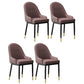 Scandinavian Indoor Arm Chair Metal Upholstered Parsons Dining Room Chair Coffee 4 Piece Set Clearhalo ' kitchen&dining_furn' 'Dining Chairs' 'Dining Tables & Seating' 'dining_chair' 'furn' 'furn_dining_chair' 'Furniture' 'furniture_dining_chair' 'Kitchen & Dining Furniture' 'kitchen' 4331743