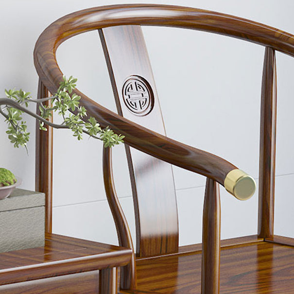 Modern Wood Dining Room Chair Windsor Back Arm Chair for Restaurant Use Clearhalo ' kitchen&dining_furn' 'Dining Chairs' 'Dining Tables & Seating' 'dining_chair' 'furn' 'furn_dining_chair' 'Furniture' 'furniture_dining_chair' 'Kitchen & Dining Furniture' 'kitchen' 4331785