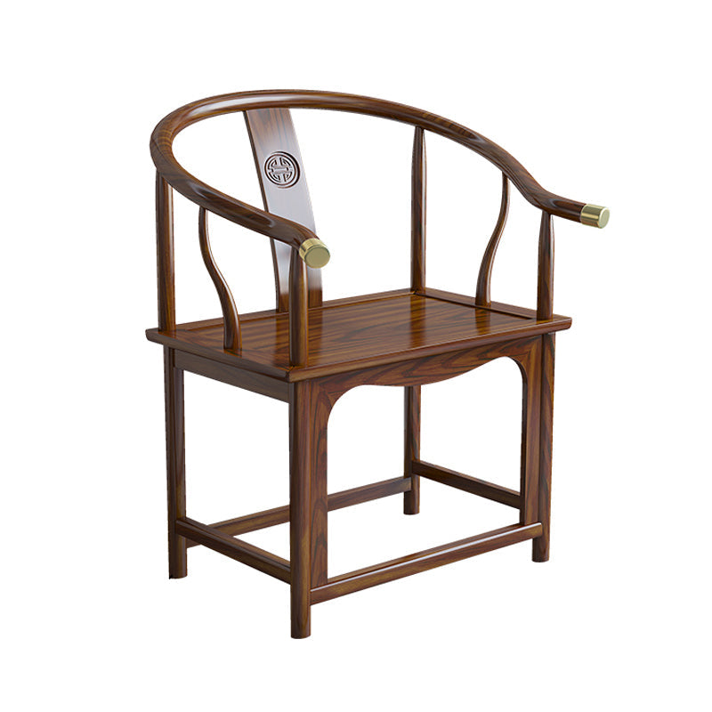 Modern Wood Dining Room Chair Windsor Back Arm Chair for Restaurant Use Clearhalo ' kitchen&dining_furn' 'Dining Chairs' 'Dining Tables & Seating' 'dining_chair' 'furn' 'furn_dining_chair' 'Furniture' 'furniture_dining_chair' 'Kitchen & Dining Furniture' 'kitchen' 4331786