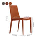 Modern Leather Dining Chairs Armless Dining Chair for Restaurant Use Clearhalo ' kitchen&dining_furn' 'Dining Chairs' 'Dining Tables & Seating' 'dining_chair' 'furn' 'furn_dining_chair' 'Furniture' 'furniture_dining_chair' 'Kitchen & Dining Furniture' 'kitchen' 4331811