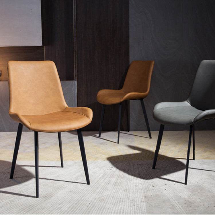 Contemporary Style Dining Chairs Metal Dining Armless Side Chair for Kitchen Clearhalo ' kitchen&dining_furn' 'Dining Chairs' 'Dining Tables & Seating' 'dining_chair' 'furn' 'furn_dining_chair' 'Furniture' 'furniture_dining_chair' 'Kitchen & Dining Furniture' 'kitchen' 4331841