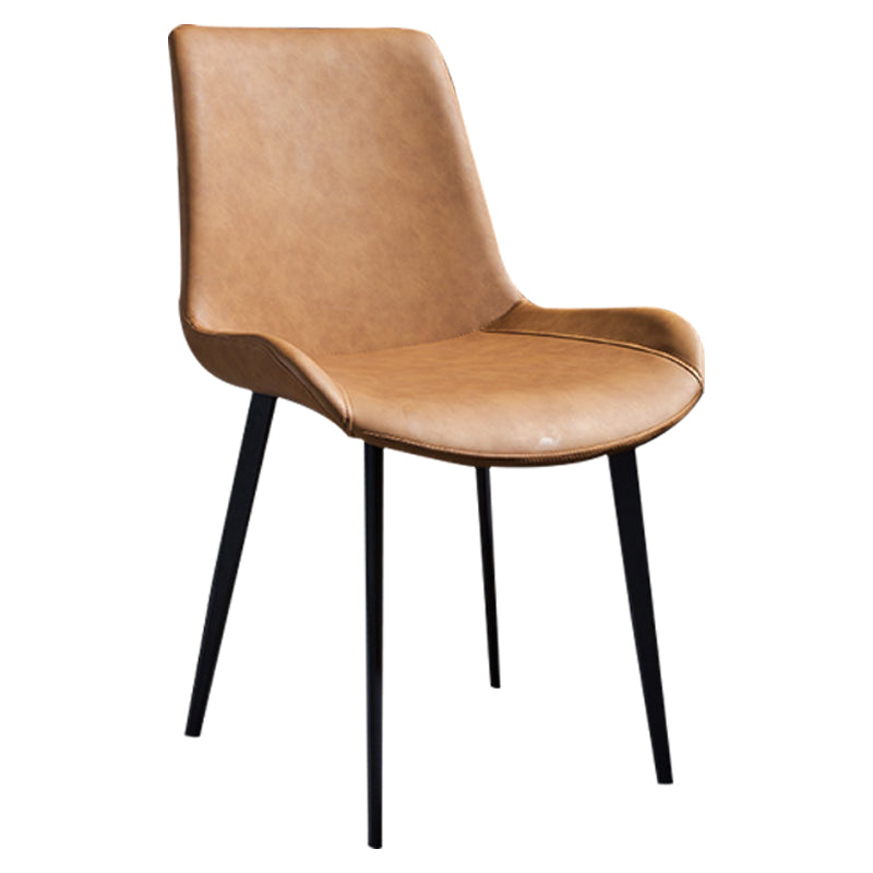 Contemporary Style Dining Chairs Metal Dining Armless Side Chair for Kitchen Clearhalo ' kitchen&dining_furn' 'Dining Chairs' 'Dining Tables & Seating' 'dining_chair' 'furn' 'furn_dining_chair' 'Furniture' 'furniture_dining_chair' 'Kitchen & Dining Furniture' 'kitchen' 4331842