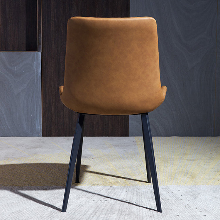 Contemporary Style Dining Chairs Metal Dining Armless Side Chair for Kitchen Clearhalo ' kitchen&dining_furn' 'Dining Chairs' 'Dining Tables & Seating' 'dining_chair' 'furn' 'furn_dining_chair' 'Furniture' 'furniture_dining_chair' 'Kitchen & Dining Furniture' 'kitchen' 4331848