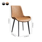 Contemporary Style Dining Chairs Metal Dining Armless Side Chair for Kitchen Clearhalo ' kitchen&dining_furn' 'Dining Chairs' 'Dining Tables & Seating' 'dining_chair' 'furn' 'furn_dining_chair' 'Furniture' 'furniture_dining_chair' 'Kitchen & Dining Furniture' 'kitchen' 4331850