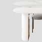 Contemporary White Standard Dining Table Kitchen Dining Table with Double Pedestal Bases Clearhalo ' dining_table' 'Dining Tables & Seating' 'Dining Tables' 'furn' 'furn_dining_table' 'Furniture' 'furniture_dining_table' 'Kitchen & Dining Furniture' 'kitchen&dining_furn' 'kitchen' 'kitchen_dining_table' 4331911
