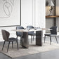 Rectangular Dining Table Modern Stone Top Dining Table with Double Pedestal Clearhalo ' dining_table' 'Dining Tables & Seating' 'Dining Tables' 'furn' 'furn_dining_table' 'Furniture' 'furniture_dining_table' 'Kitchen & Dining Furniture' 'kitchen&dining_furn' 'kitchen' 'kitchen_dining_table' 4331931