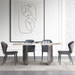 Rectangular Dining Table Modern Stone Top Dining Table with Double Pedestal Clearhalo ' dining_table' 'Dining Tables & Seating' 'Dining Tables' 'furn' 'furn_dining_table' 'Furniture' 'furniture_dining_table' 'Kitchen & Dining Furniture' 'kitchen&dining_furn' 'kitchen' 'kitchen_dining_table' 4331932