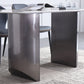 Rectangular Dining Table Modern Stone Top Dining Table with Double Pedestal Clearhalo ' dining_table' 'Dining Tables & Seating' 'Dining Tables' 'furn' 'furn_dining_table' 'Furniture' 'furniture_dining_table' 'Kitchen & Dining Furniture' 'kitchen&dining_furn' 'kitchen' 'kitchen_dining_table' 4331939