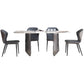Rectangular Dining Table Modern Stone Top Dining Table with Double Pedestal Clearhalo ' dining_table' 'Dining Tables & Seating' 'Dining Tables' 'furn' 'furn_dining_table' 'Furniture' 'furniture_dining_table' 'Kitchen & Dining Furniture' 'kitchen&dining_furn' 'kitchen' 'kitchen_dining_table' 4331940