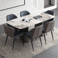 Rectangular Dining Table Modern Stone Top Dining Table with Double Pedestal Clearhalo ' dining_table' 'Dining Tables & Seating' 'Dining Tables' 'furn' 'furn_dining_table' 'Furniture' 'furniture_dining_table' 'Kitchen & Dining Furniture' 'kitchen&dining_furn' 'kitchen' 'kitchen_dining_table' 4331941