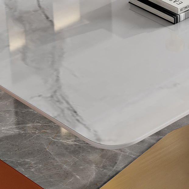 Traditional Luxury Rectangle Dining Site Table Stone Furniture with Pedestal Base Clearhalo ' dining_table' 'Dining Tables & Seating' 'Dining Tables' 'furn' 'furn_dining_table' 'Furniture' 'furniture_dining_table' 'Kitchen & Dining Furniture' 'kitchen&dining_furn' 'kitchen' 'kitchen_dining_table' 4331953