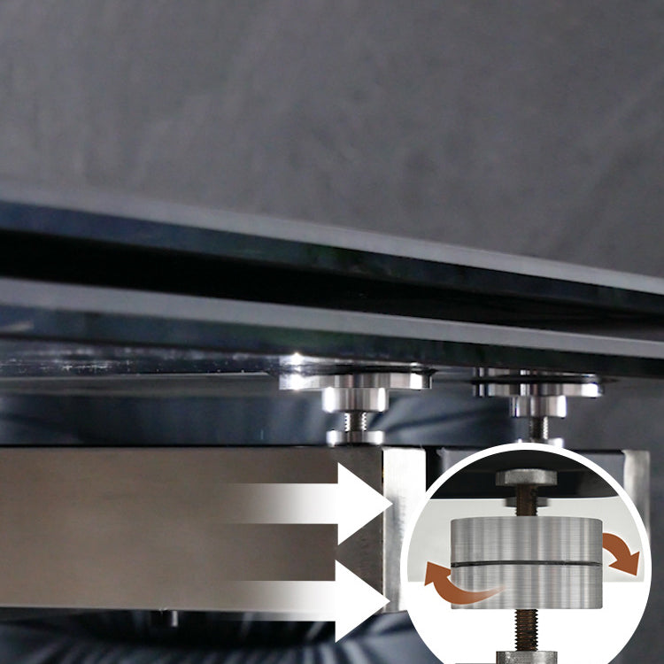 Modern Rectangular Dining Table Stone Top Dining Table with Double Pedestal Clearhalo ' dining_table' 'Dining Tables & Seating' 'Dining Tables' 'furn' 'furn_dining_table' 'Furniture' 'furniture_dining_table' 'Kitchen & Dining Furniture' 'kitchen&dining_furn' 'kitchen' 'kitchen_dining_table' 4332021