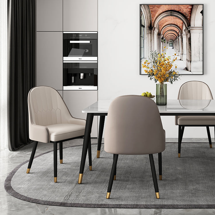 Simplicity Style 4 Legs Dining Site Table Stone Dining Room Furniture for Home Use Clearhalo ' dining_table' 'Dining Tables & Seating' 'Dining Tables' 'furn' 'furn_dining_table' 'Furniture' 'furniture_dining_table' 'Kitchen & Dining Furniture' 'kitchen&dining_furn' 'kitchen' 'kitchen_dining_table' 4332031