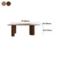 Modern Solid Wood Free from Dining Table Standard Dining Table with 3 Legs Clearhalo ' dining_table' 'Dining Tables & Seating' 'Dining Tables' 'furn' 'furn_dining_table' 'Furniture' 'furniture_dining_table' 'Kitchen & Dining Furniture' 'kitchen&dining_furn' 'kitchen' 'kitchen_dining_table' 4332090