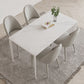 Rectangle Dining Site Table Simplicity Style Stone Dinner Table with 4 Legs Clearhalo ' dining_table' 'Dining Tables & Seating' 'Dining Tables' 'Furniture' 'furniture_dining_table' 'Kitchen & Dining Furniture' 'kitchen&dining_furn' 'kitchen' 'kitchen_dining_table' 4332108