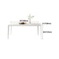Rectangle Dining Site Table Simplicity Style Stone Dinner Table with 4 Legs Clearhalo ' dining_table' 'Dining Tables & Seating' 'Dining Tables' 'Furniture' 'furniture_dining_table' 'Kitchen & Dining Furniture' 'kitchen&dining_furn' 'kitchen' 'kitchen_dining_table' 4332119