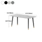 Contemporary Style Dining Site Table Stone Rectangle Furniture with 4 Legs Clearhalo ' dining_table' 'Dining Tables & Seating' 'Dining Tables' 'furn' 'furn_dining_table' 'Furniture' 'furniture_dining_table' 'Kitchen & Dining Furniture' 'kitchen&dining_furn' 'kitchen' 'kitchen_dining_table' 4332133