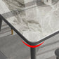 Modern Rectangular Dining Table Stone Top Dining Table with 4 Legs Clearhalo ' dining_table' 'Dining Tables & Seating' 'Dining Tables' 'furn' 'furn_dining_table' 'Furniture' 'furniture_dining_table' 'Kitchen & Dining Furniture' 'kitchen&dining_furn' 'kitchen' 'kitchen_dining_table' 4332152