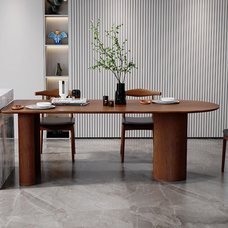 Solid Wood Free Form Dining Table Modern Pine Wood Top Table with 3 Legs Clearhalo ' dining_table' 'Dining Tables & Seating' 'Dining Tables' 'furn' 'furn_dining_table' 'Furniture' 'furniture_dining_table' 'Kitchen & Dining Furniture' 'kitchen&dining_furn' 'kitchen' 'kitchen_dining_table' 4332163