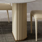 Minimalist White Standard Dining Table Oval Sintered Stone Dining Table for Kitchen Clearhalo ' dining_table' 'Dining Tables & Seating' 'Dining Tables' 'furn' 'furn_dining_table' 'Furniture' 'furniture_dining_table' 'Kitchen & Dining Furniture' 'kitchen&dining_furn' 'kitchen' 'kitchen_dining_table' 4332208