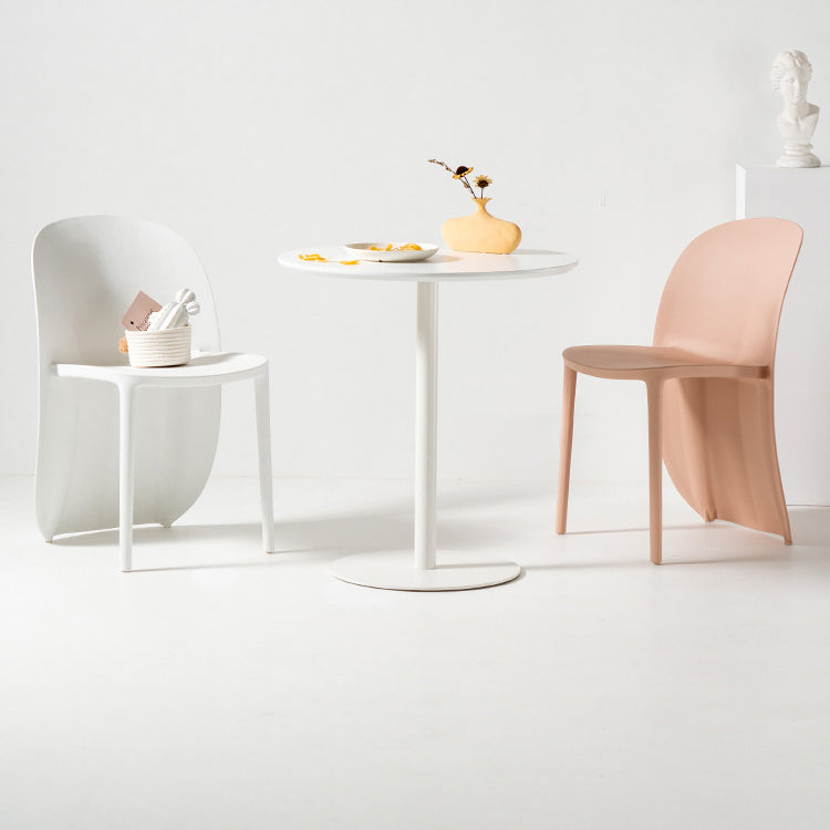 Round Pedestal Dinette Table Simplicity Style Dining Site Table for Home Use Clearhalo ' dining_table' 'Dining Tables & Seating' 'Dining Tables' 'furn' 'furn_dining_table' 'Furniture' 'furniture_dining_table' 'Kitchen & Dining Furniture' 'kitchen&dining_furn' 'kitchen' 'kitchen_dining_table' 4332241