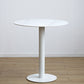 Round Pedestal Dinette Table Simplicity Style Dining Site Table for Home Use Stone White Clearhalo ' dining_table' 'Dining Tables & Seating' 'Dining Tables' 'furn' 'furn_dining_table' 'Furniture' 'furniture_dining_table' 'Kitchen & Dining Furniture' 'kitchen&dining_furn' 'kitchen' 'kitchen_dining_table' 4332243