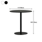 Round Pedestal Dinette Table Simplicity Style Dining Site Table for Home Use Clearhalo ' dining_table' 'Dining Tables & Seating' 'Dining Tables' 'furn' 'furn_dining_table' 'Furniture' 'furniture_dining_table' 'Kitchen & Dining Furniture' 'kitchen&dining_furn' 'kitchen' 'kitchen_dining_table' 4332250