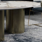 Glam Sintered Stone Standard Dining Table Oval Dining Table with 3 Legs Clearhalo ' dining_table' 'Dining Tables & Seating' 'Dining Tables' 'furn' 'furn_dining_table' 'Furniture' 'furniture_dining_table' 'Kitchen & Dining Furniture' 'kitchen&dining_furn' 'kitchen' 'kitchen_dining_table' 4332254